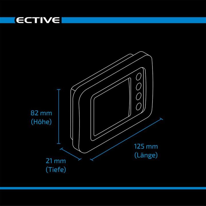 Image du produit Ective Moniteur de batterie BM X avec shunt 500A et application Bluetooth