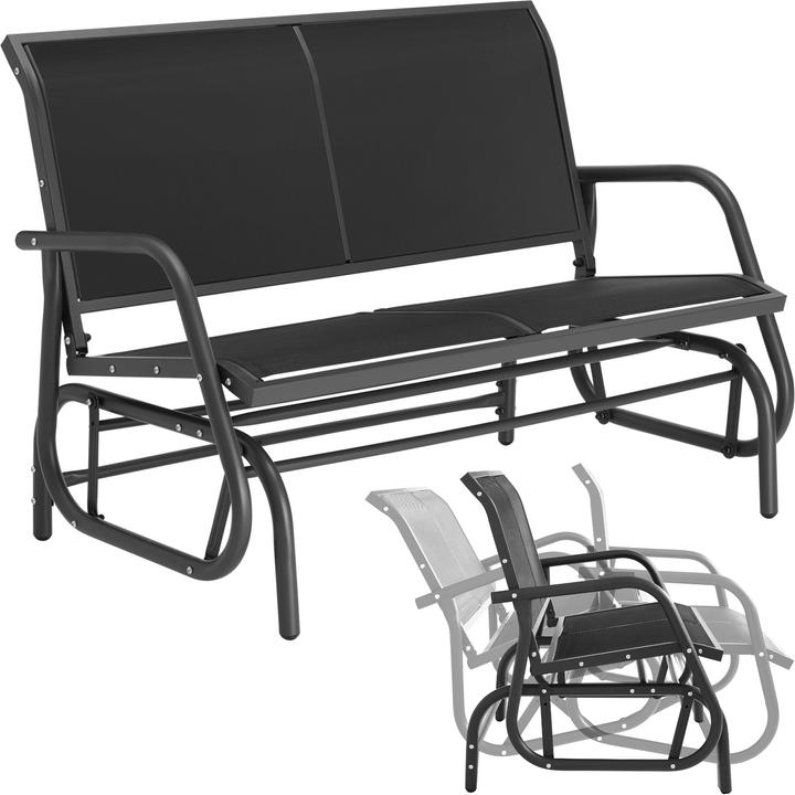 Actual product image tectake Garden swing bench Greta