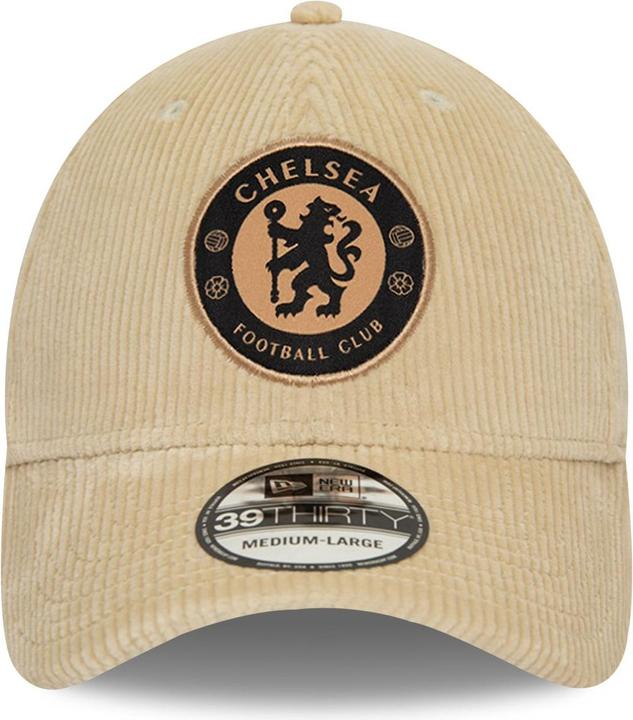 Actual product image New Era 39Thirty Cap - MICROCORD Chelsea FC stone - M/L (M/L)