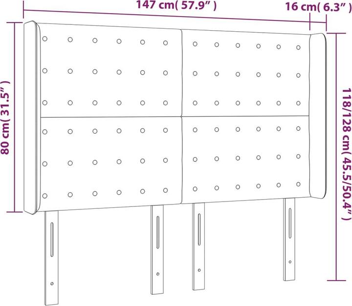Immagine prodotto VidaXL Ashley (147 x 16 x 128 cm)