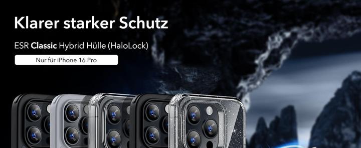 Actual product image ESR Classic Hybrid HaloLock Case (Apple iPhone 16 Pro)