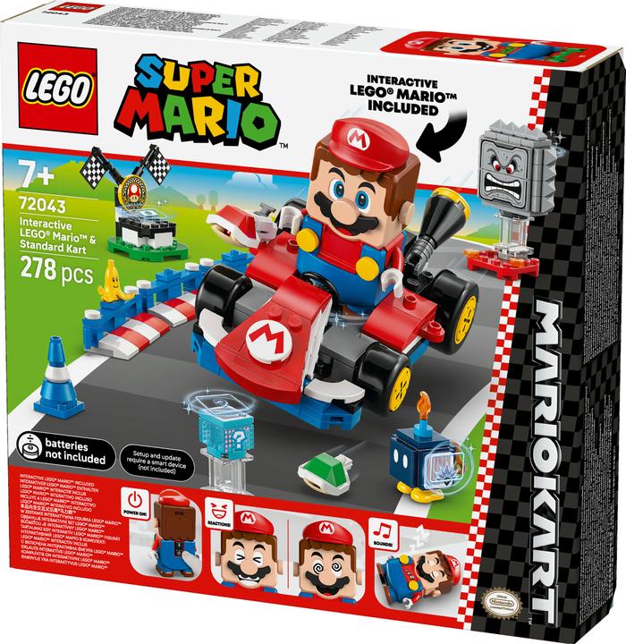 Immagine prodotto LEGO Mario Kart - Kart interattivo LEGO Mario & Standard (72043, LEGO Super Mario)