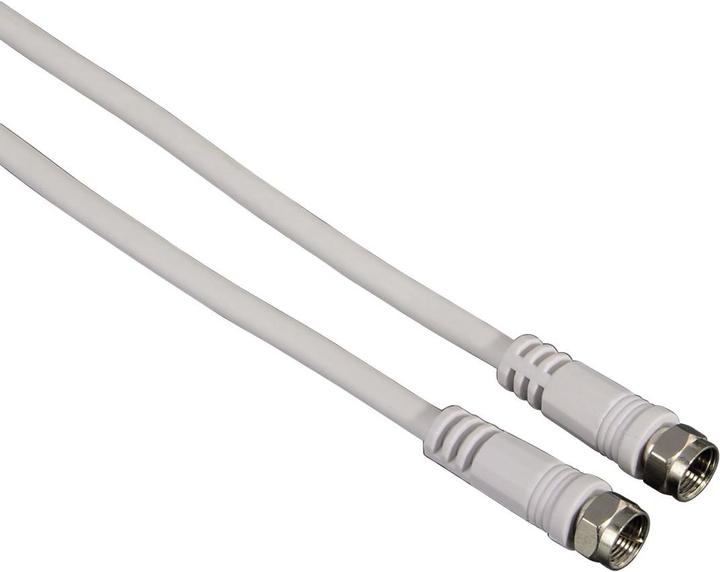 Produktbild Hama SAT-Anschlusskabel - angespitzte F-Stecker (75 dB, SAT Kabel)