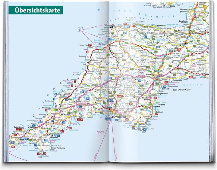 Produktbild Wanderführer Cornwall und Devon, 60 Touren mit Extra-Tourenkarte (Deutsch, Gaby und Martin Hafen, Dr. Claus-Günther (Dr.) Frank, 2025)