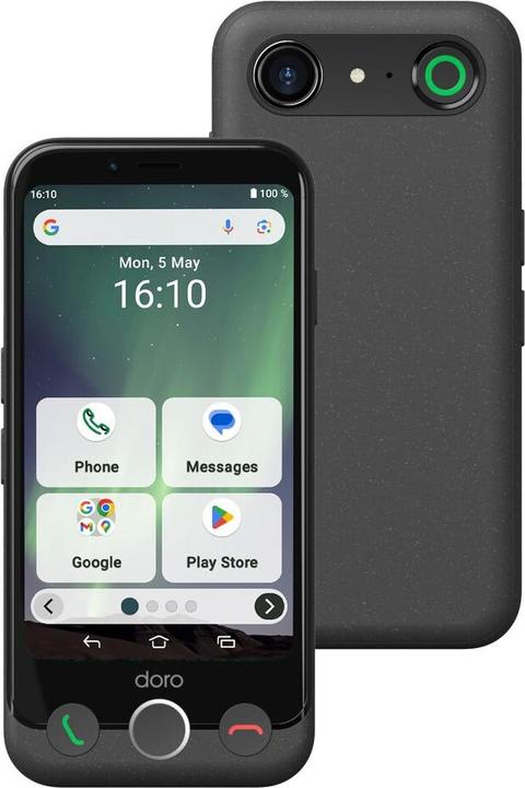 Produktbild Doro Aurora A10 (64 GB, Graphit, 4.50", Dual SIM, 13 Mpx, 4G)