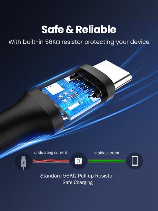 Produktbild Ugreen USB-C zu USB-A 2.0 Kabel (1 m, USB 2.0)