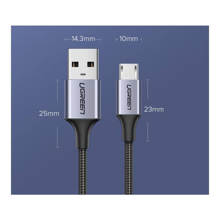 Actual product image Ugreen Micro USB to USB-A 2.0 Cable (1.50 m, USB 2.0)
