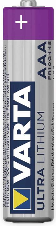 Produktbild Varta ULTRA Lithium (4 Stk., AAA, 1100 mAh)