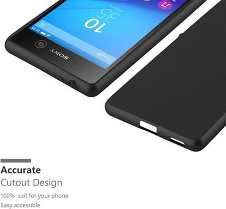 Actual product image Cadorabo TPU Matt Metallic Cover (Sony Xperia M5)