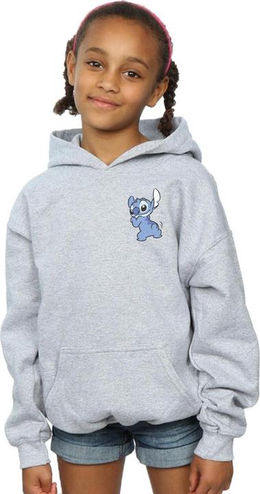 Immagine prodotto Disney Lilo And Stitch Stitch Backside Breast Print Felpa con Cappuccio Ragazze (128)