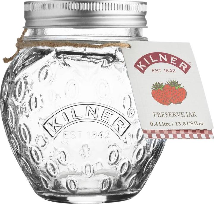 Produktbild Kilner Marmeladenglas 'Erdbeere' (1 Stk., 0.40 l)