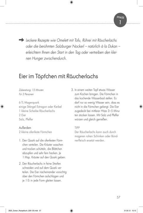 Produktbild Das Dukan Diät Kochbuch (Deutsch, Pierre Dukan, 2023)