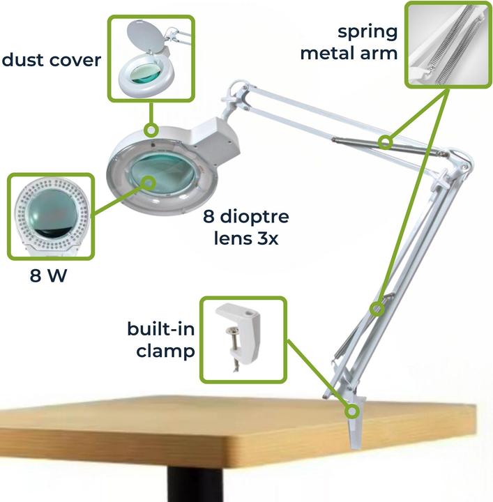 Image du produit Velleman Lampe loupe (650 lm)