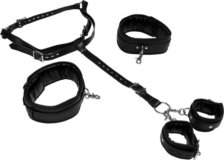 Actual product image Ouch! Body Harness with Thigh and Hand Cuffs