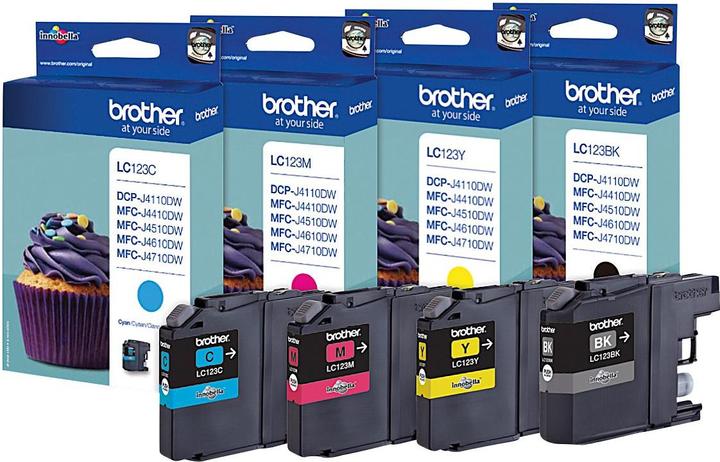 Image du produit Brother LC-123VALBP Value Pack (M, CF, C, Y)