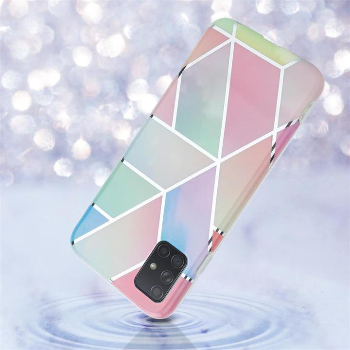 Produktbild Cadorabo IMD TPU Bunter Marmor Cover (Samsung Galaxy A71 5G)