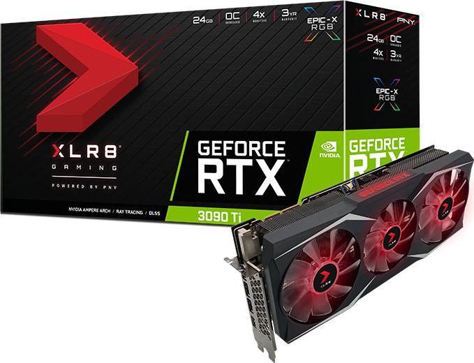Immagine prodotto PNY GeForce RTX 3090 Ti OC GDDR6X 3xDP 1.4 1xHDMI 2.1 (24 GB)