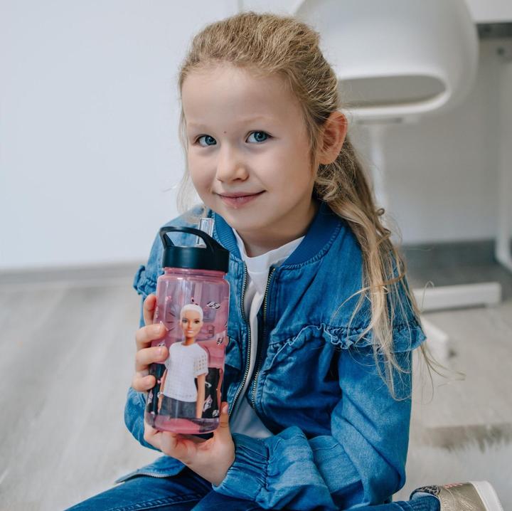 Actual product image Scooli Barbie 500 ml drinking bottle, pink/black (0.50 l)