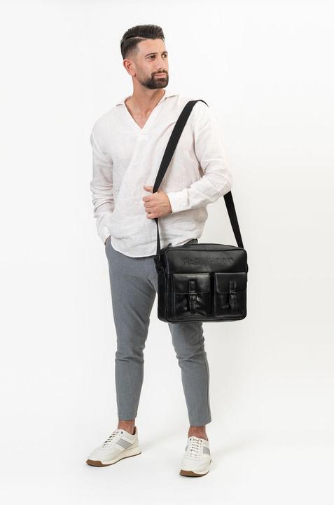 Image du produit Farmhood Memphis Porte-documents Messenger en cuir 38 cm Compartiment pour ordinateur portable