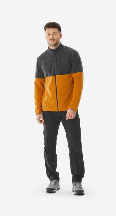 Image du produit Quechua Veste polaire de randonnée pour homme - MH500 marron (XL)