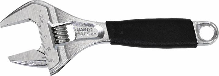 Image du produit Bahco Clé à molette ERGO 32 mm à ouverture extra-large, écrou central et poignée en caoutchouc, chromée (32 mm)