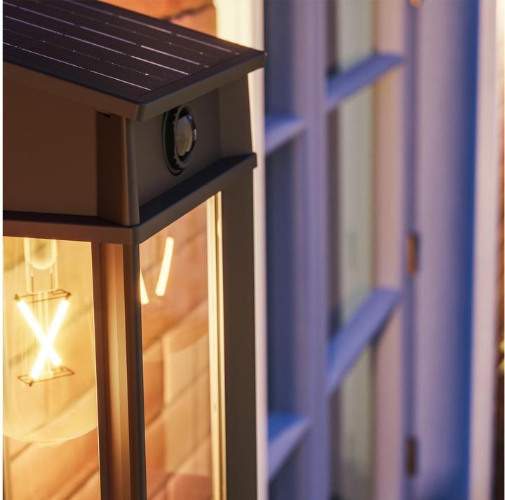Productafbeelding Philips Lighting Geri 929004632601 Solar-Aussenwandleuchte 3.2 W Warmweiss Schwa (500 lm, IP44)