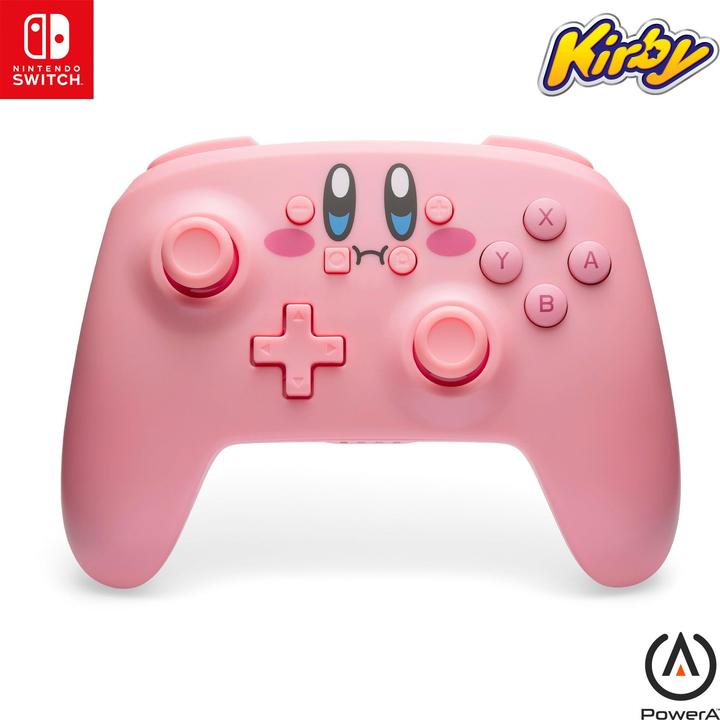 Actual product image PowerA Wireless Controller - Kirby Mouthful (Switch)