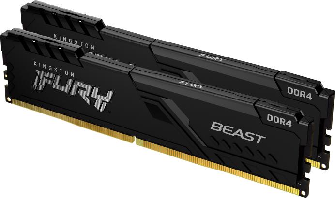 Produktbild Kingston FURY Beast RGB (2 x 32GB, 3200 MHz, DDR4-RAM, DIMM)