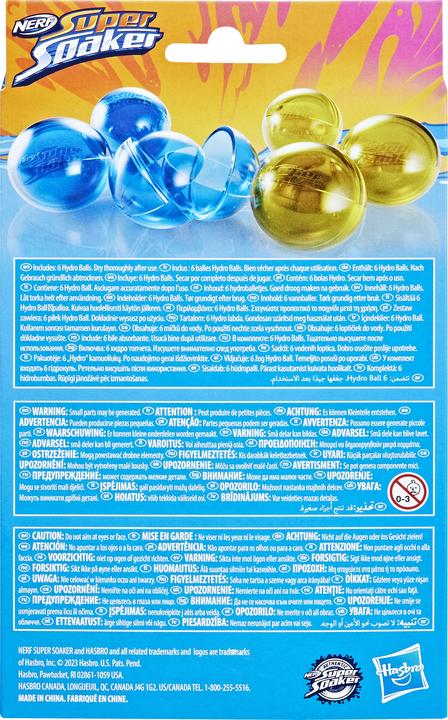 Image du produit Nerf Super Soaker Hydro Balls pack de 6