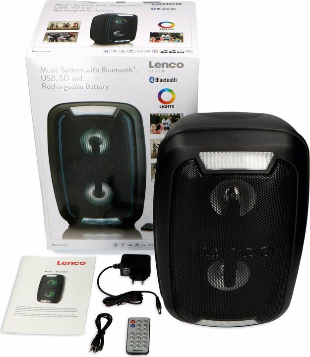 Immagine prodotto Lenco BT-272 (7 h, Corrente elettrica, Batteria ricaricabile)
