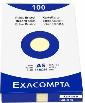 Exacompta Karteikarten (A4, 205 g/m², 100 x)