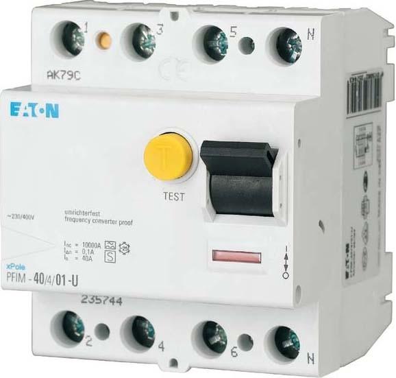 Produktbild Eaton Installation) FI-Schutzschalter PFIM-40/4/03-G/F