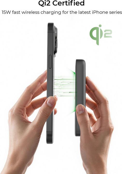 Produktbild Aukey MAG FUSION SLIM - Powerbank (10000 mAh, 20 W, 36 Wh)