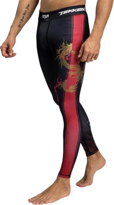 Venum Tekken 8 Marshall Law Spats Black Red gold (XL)