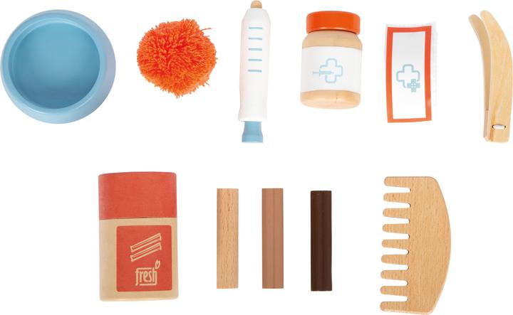 Produktbild small foot Katze mit Tasche und Pflege-Set