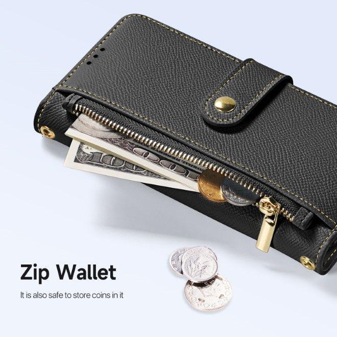 Immagine prodotto Dux Ducis Lawa Series MagSafe Kunstleder Bookcover Hülle (Samsung Galaxy S25+)