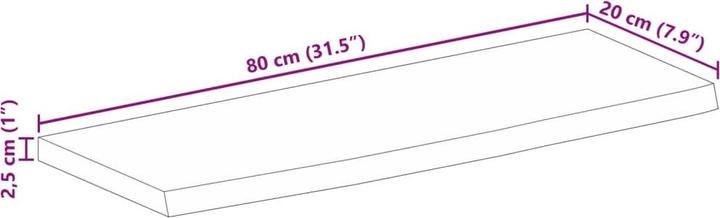 Produktbild VidaXL Hanshou County (80 x 20 x 2.5 cm)