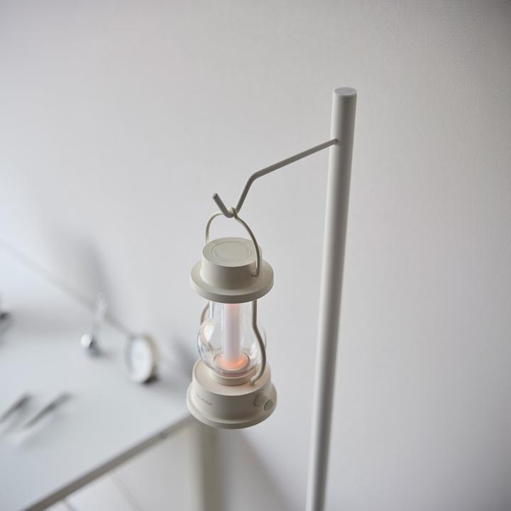 Actual product image Yamazaki TOWER height-adjustable lantern stand