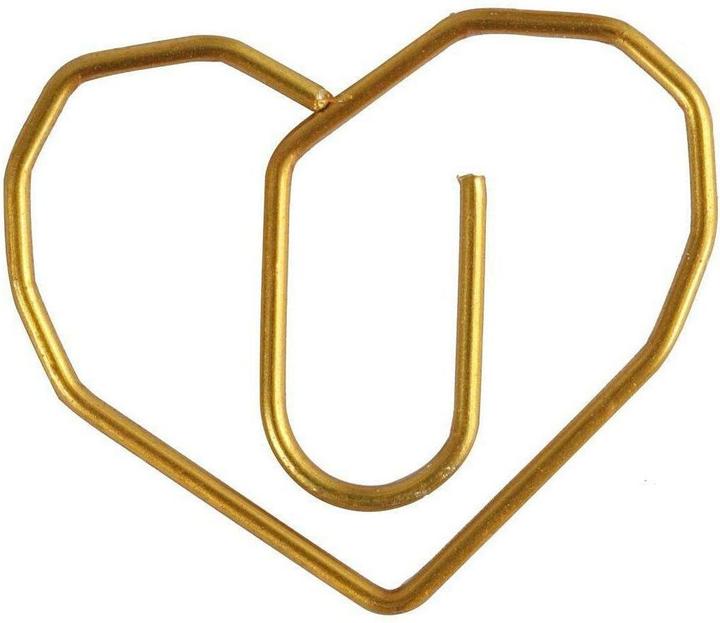 Produktbild Creativ Company Büroklammer Gold, 30x20 mm, 6 Stk. (6 x)