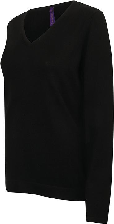 Image du produit Henbury Pull en maille fine avec encolure en V (4XL)