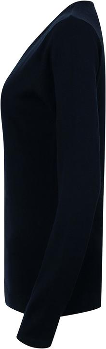 Image du produit Henbury Pull en maille fine avec encolure en V (S)