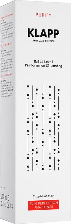 Image du produit Klapp Multi Level Performance Cleansing Triple Action SKIN PERFECTION PHA TONER (Lotion tonique, 200 ml)
