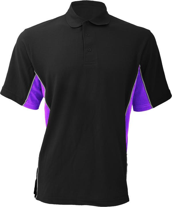 Gamegear Track Piqué PoloShirt Kurzarm Einsätze in Kontrastfarbe