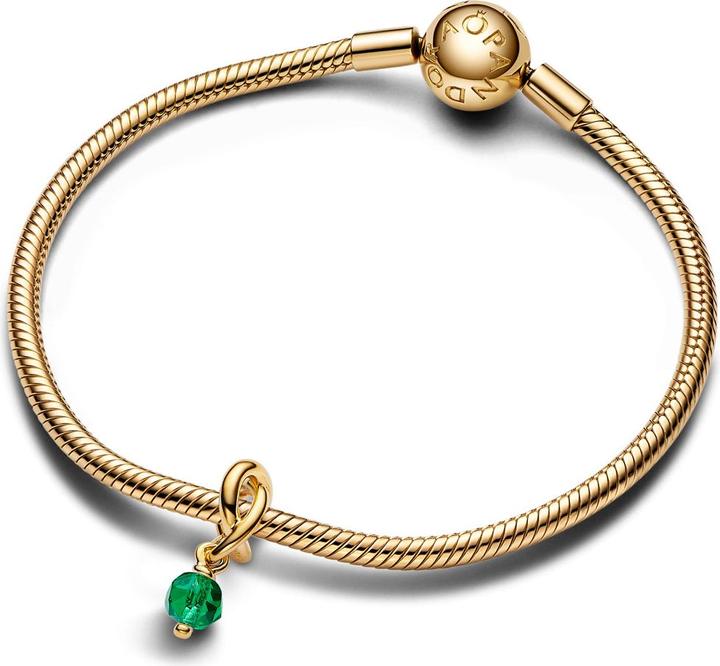 Immagine prodotto Pandora Momenti pietra natale di maggio (Acciaio inossidabile, Sterling silver, Placcato in oro 14K)