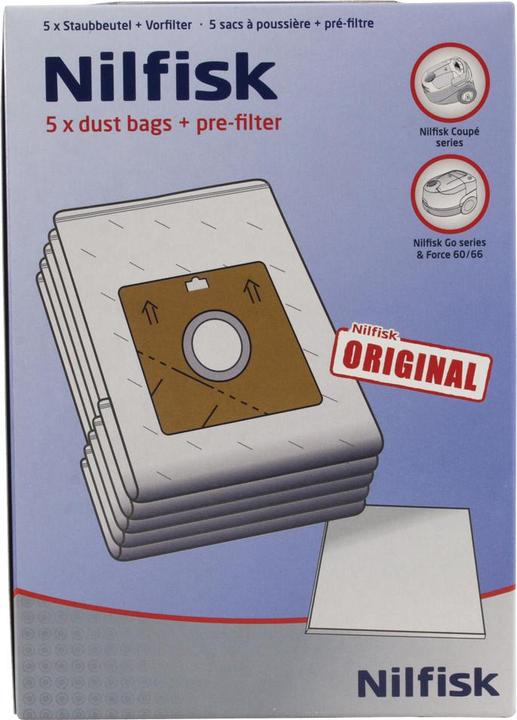 Produktbild Nilfisk Staubsaugerbeutel GM 60 5 St. (5 x)