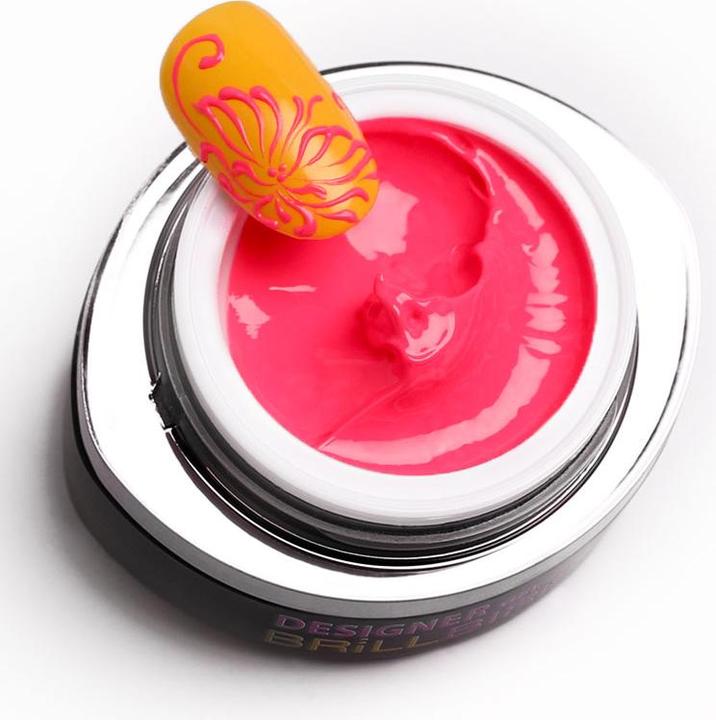 BrillBird Designer Gel Neon Pink – 3ml (Neon Pink)