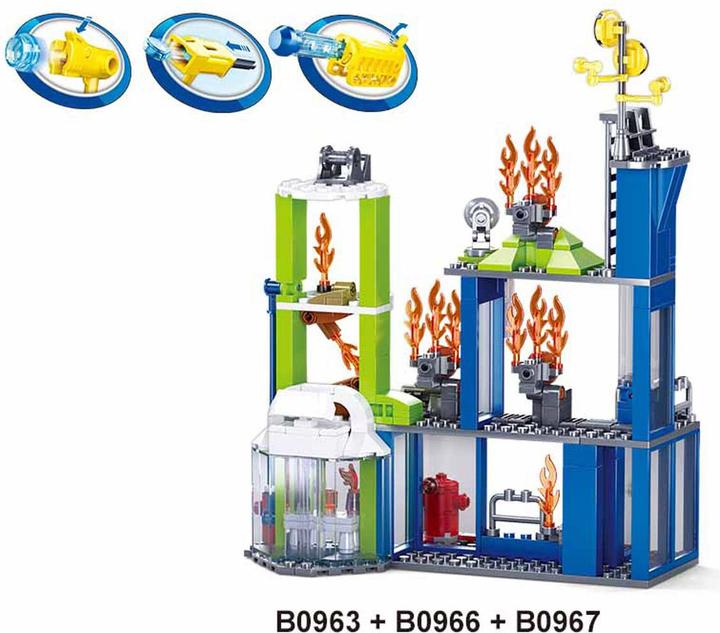 Actual product image Sluban Training center of the fire department