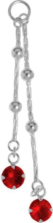 Produktbild Bijouteria Bauchpiercing-Anhänger (Kristall, Silber 925)