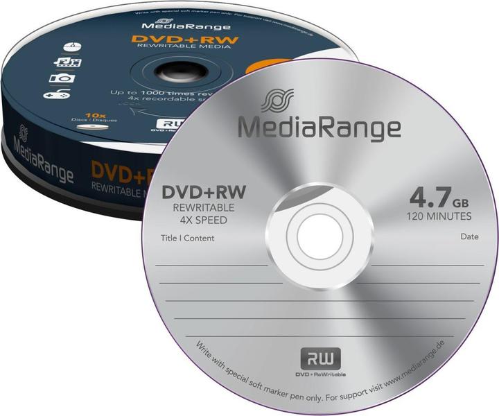 Produktbild MediaRange 10 x DVD+RW (10 x)
