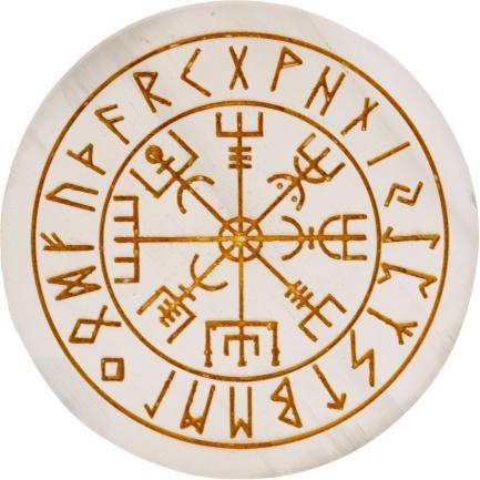 Produktbild Berk Selenit Platte „Vegvisir”